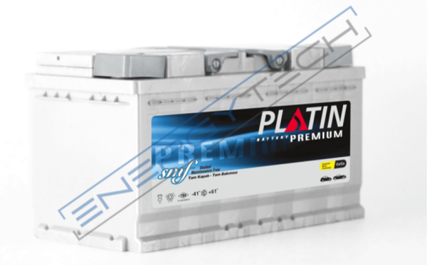 12 V 100 Ah Platin L5B Düz SMF Alçak Kutu Akü | Uzun Kenar Tırnaklı Güçlü Marş