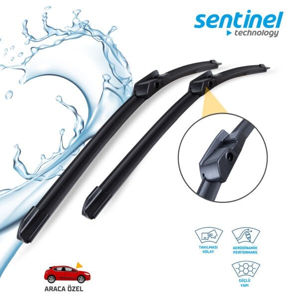 Süpürge Takım Ön BMW 5 Serisi F10 2010→ BMW 7 Serisi 2008→ 26''+18'' Araca Özel Silecek Süpürgesi