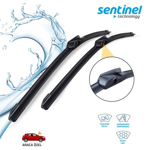 Süpürge Takım Ön Opel Astra H Sedan Hatchback 2007–2010 Mercedes GLK X204 2008→ 22''+18'' Araca Özel Silecek Süpürgesi