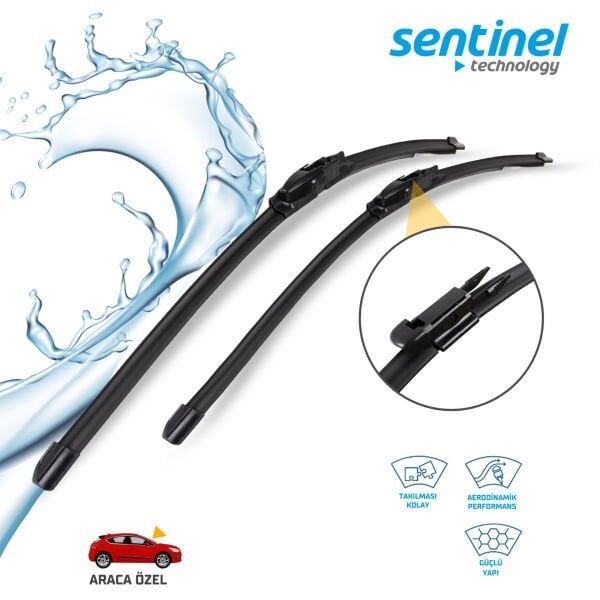 Süpürge Takım Ön Mercedes Sprinter 2005 Vaneo 2004–2005 VW Crafter Volt 2006–2016 24''+26'' Araca Özel Silecek Süpürgesi