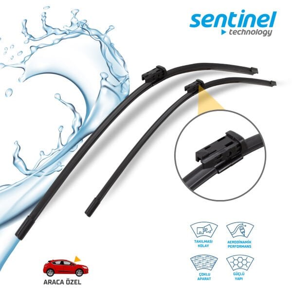 Süpürge Takım Ön VW Polo 7 Golf 7 Passat Arteon Cupra Formentor Audi A3 Sportback Skoda Superb 3 Seat Ateca Alfa Romeo Stelvio Araca Özel Silecek Süpürgesi