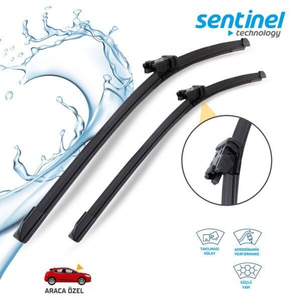 Süpürge Takım Ön Ford Focus 3 – 4 HB Sedan Turnier 28''+28'' Araca Özel Ön Cam Silecek Süpürgesi