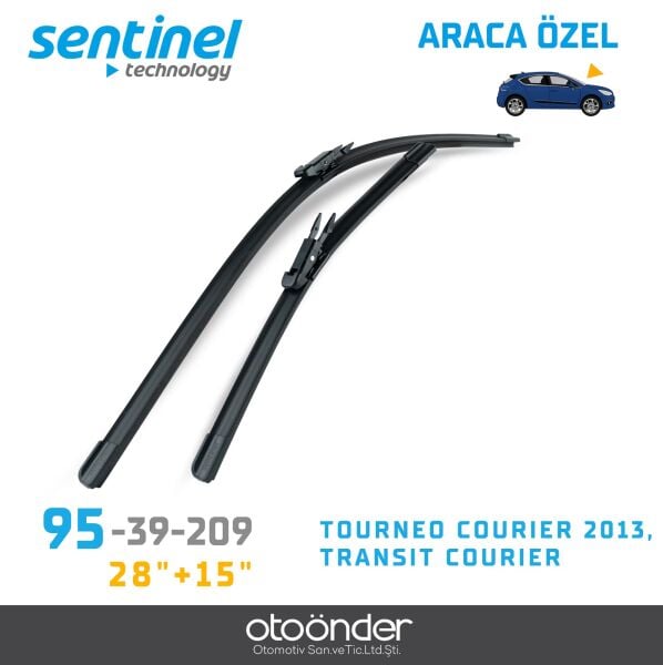 Süpürge Takım Ön Ford Tourneo Courier – Transit Courier 2013-> 28''+15'' Araca Özel Ön Cam Silecek Süpürgesi