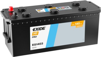 Exide HD PRO / Start PRO 12V 140Ah Akü | 800A Soğuk Marş & Ticari Başlangıç Performansı