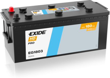 Exide HD PRO / Start PRO 12V 180Ah Akü | 1000A Soğuk Marş Gücü & Ağır Hizmet Başlangıç Aküsü
