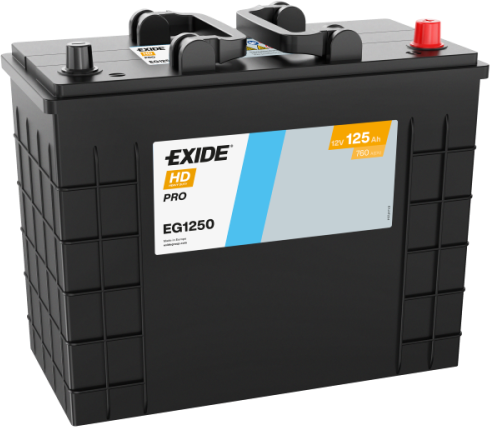 Exide HD PRO / Start PRO 12V 125Ah Akü | 760A Marş Gücü & Ticari Başlangıç Aküsü