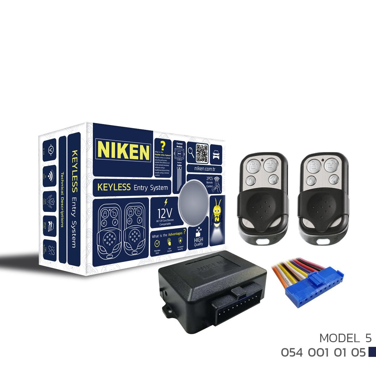 Kumandalı Açma Kapama Anahtarı – Model 5 | 12V–24V Geniş Menzilli Uzaktan Kontrol Modülü