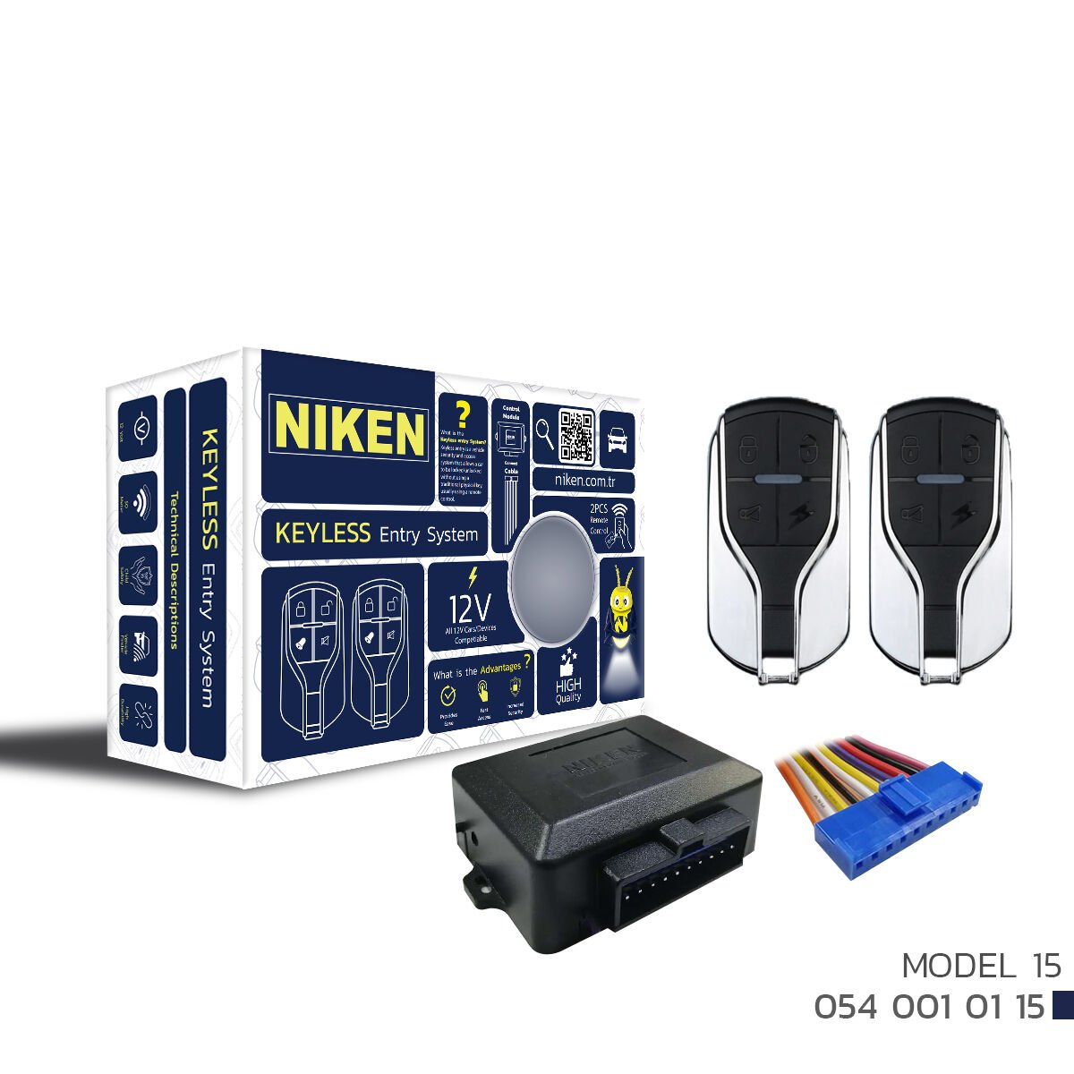 Kumandalı Açma Kapama Anahtarı – Model 15 | 12V–24V Güçlendirilmiş Uzaktan Kontrol Modülü
