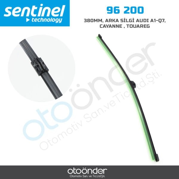 Audi A1–Q7, Porsche Cayenne, VW Touareg Uyumlu Arka Silecek Süpürgesi 380 mm