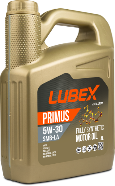 Lubex Primus SMB-LA 5W-30 Motor Yağı | Tam Sentetik, Benzinli ve Dizel Motorlar İçin Yüksek Koruma