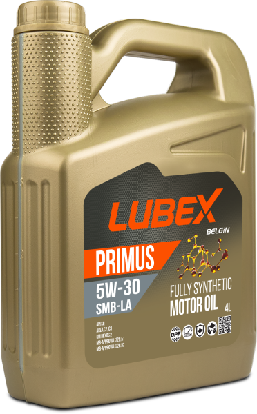 Lubex Primus SMB-LA 5W-30 Motor Yağı | Tam Sentetik, Benzinli ve Dizel Motorlar İçin Yüksek Koruma