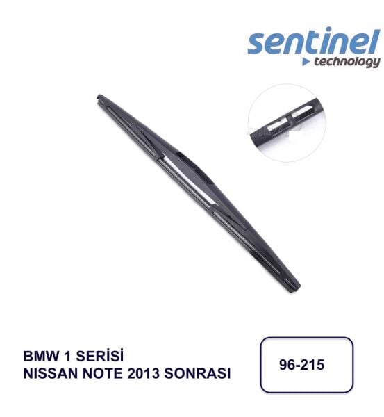 BMW 1 Serisi, Nissan Note 2013→ Uyumlu Arka Silecek Süpürgesi 300 mm