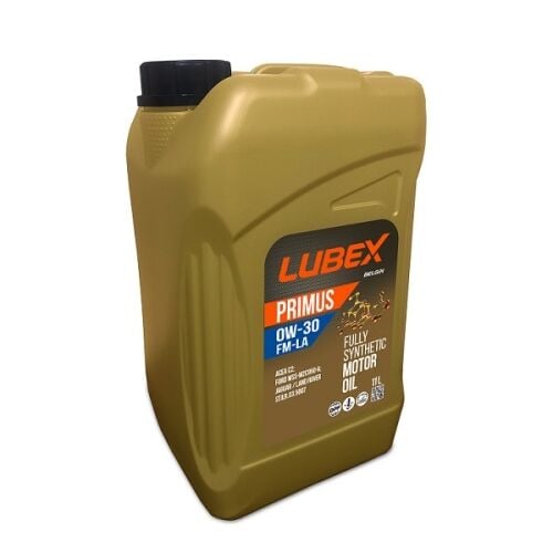 Lubex Primus FM-LA 0W-30 Motor Yağı | Tam Sentetik, Yakıt Ekonomisi Odaklı Modern Benzinli ve Dizel Motor Yağı