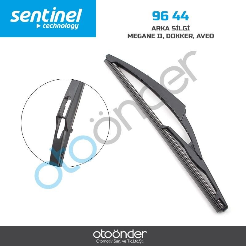 Renault Megane II, Dacia Dokker, Chevrolet Aveo Uyumlu Arka Silecek Süpürgesi 270 mm
