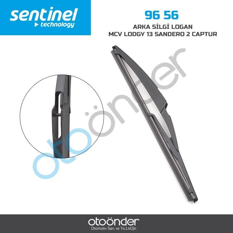 Dacia Logan MCV, Lodgy 2013>, Sandero 2, Captur, Peugeot 308, 407, 2008, 5008, Fiat 500, 500L, Bravo Uyumlu Arka Silecek Süpürgesi