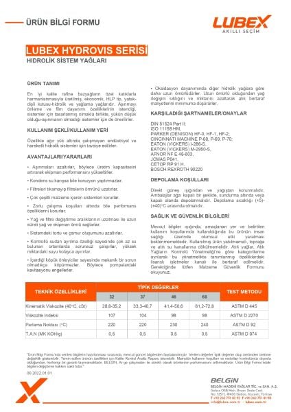 LUBEX ROBUS KM 20W-50 Motor Yağı – Yüksek Kilometre ve Ağır Koşullar İçin Mineral Yağ