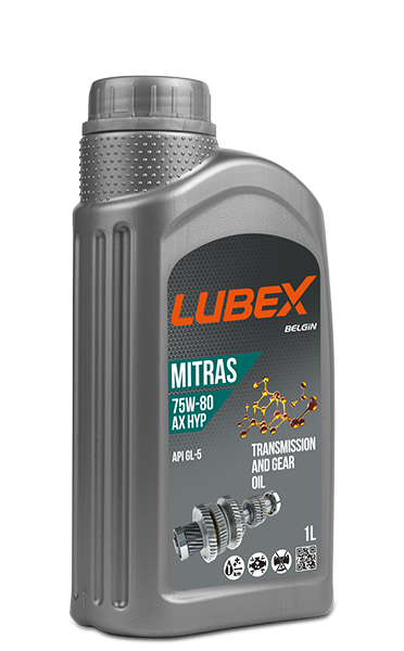 LUBEX MITRAS AX HYP 75W-80 Şanzıman Yağı – Yüksek Performanslı Manuel Şanzımanlar İçin