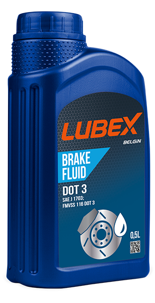 Lubex Brake Fluid DOT 3 Fren Hidroliği | Yüksek Performanslı DOT 3 Hidrolik Fren Sıvısı