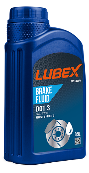 Lubex Brake Fluid DOT 3 Fren Hidroliği | Yüksek Performanslı DOT 3 Hidrolik Fren Sıvısı