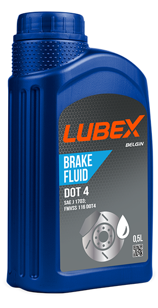 Lubex Brake Fluid DOT 4 Fren Hidroliği | Yüksek Kaynama Noktalı DOT 4 Fren Sıvısı