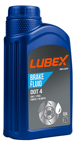 Lubex Brake Fluid DOT 4 Fren Hidroliği | Yüksek Kaynama Noktalı DOT 4 Fren Sıvısı