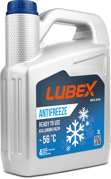Lubex Antifreeze Ready To Use -56 Hazır Antifriz | Donmaya Karşı -56°C Koruma | Kullanıma Hazır Soğutma Sıvısı