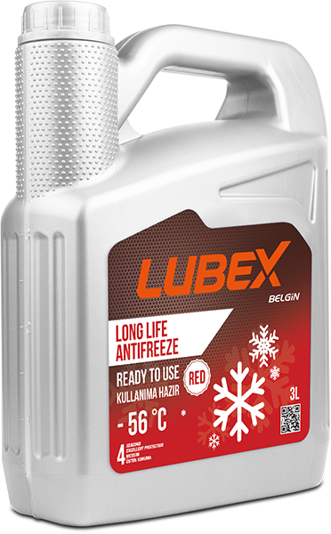 Lubex Long Life Antifreeze Ready To Use -56 | Uzun Ömürlü Hazır Antifriz | -56°C Donma Koruması