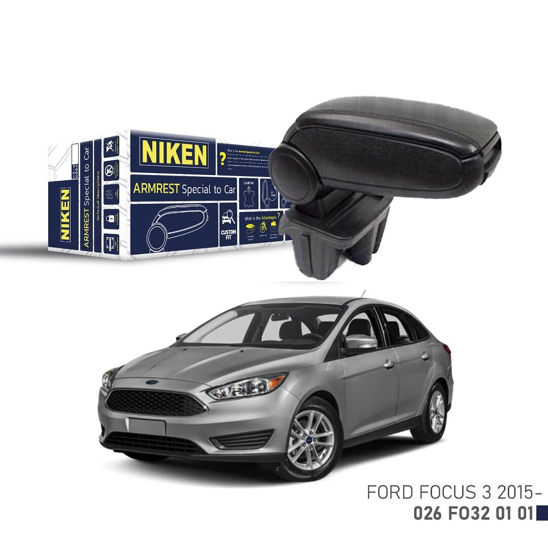 Ford Focus 3 Kol Dayama 2015 Uyumlu | Araca Özel Kolçak | Focus III Orta Konsol Kol Dayama