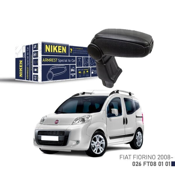 Fiat Fiorino Kol Dayama 2008 ve Sonrası Uyumlu Siyah | Araca Özel Kolçak | Fiorino Orta Konsol Kol Dayama