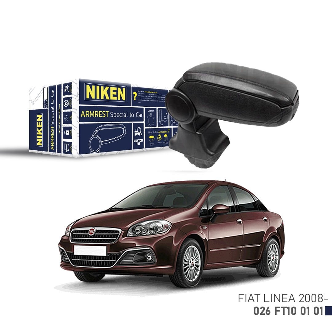 Fiat Linea 2007 ve Sonrası – Fiat Punto Uyumlu Kol Dayama Siyah | Araca Özel Orta Konsol Kolçak