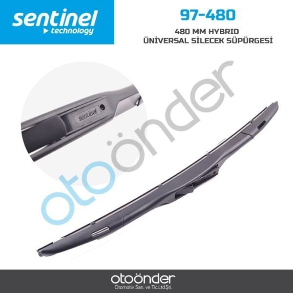 480 mm 19” Hybrid Universal Silecek Süpürgesi