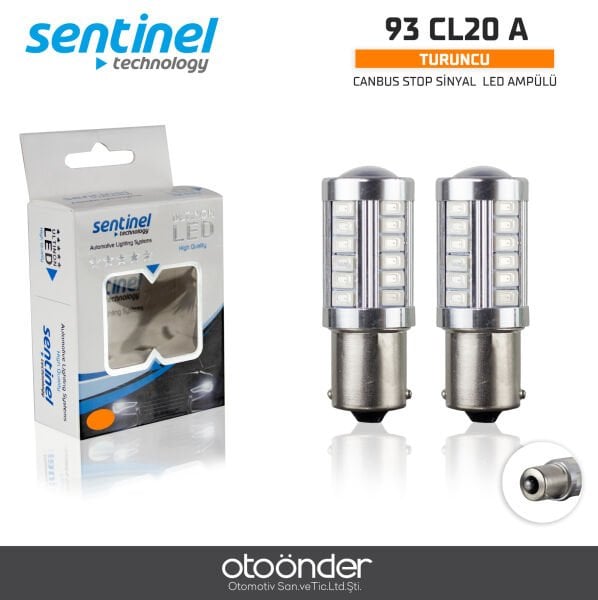 Canbus Uyumlu Turuncu Stop ve Sinyal LED Ampülü