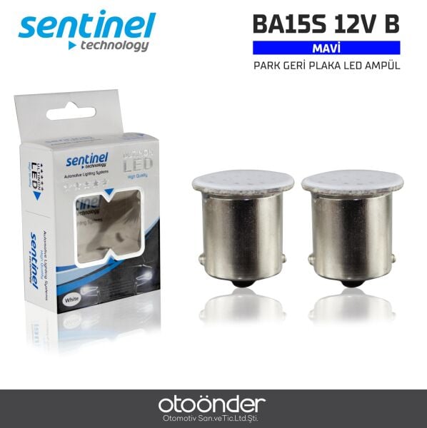 Park ve Geri Plaka Mavi 12V LED Ampül – Canbus Uyumlu Yüksek Performans