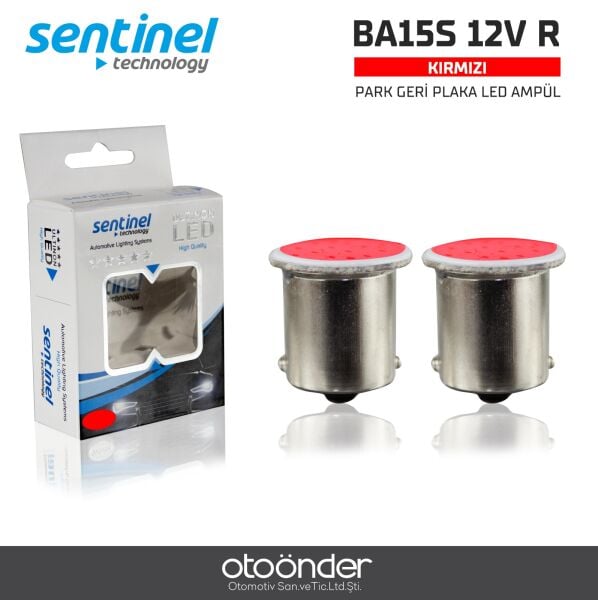 Park ve Geri Plaka Kırmızı 12V LED Ampül – Canbus Uyumlu Yüksek Performans