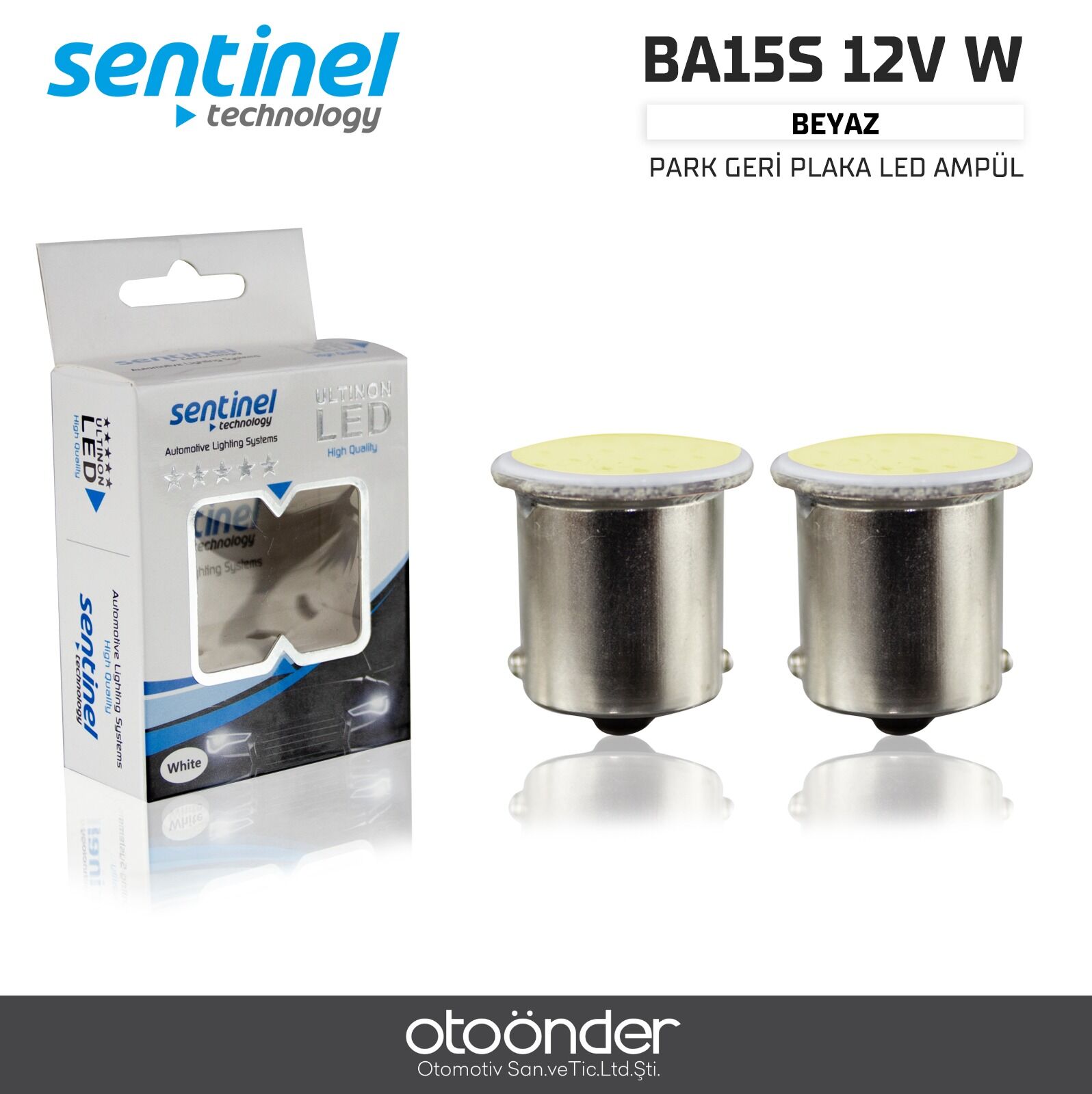 Park ve Geri Plaka Beyaz 12V LED Ampül – Canbus Uyumlu Yüksek Performans