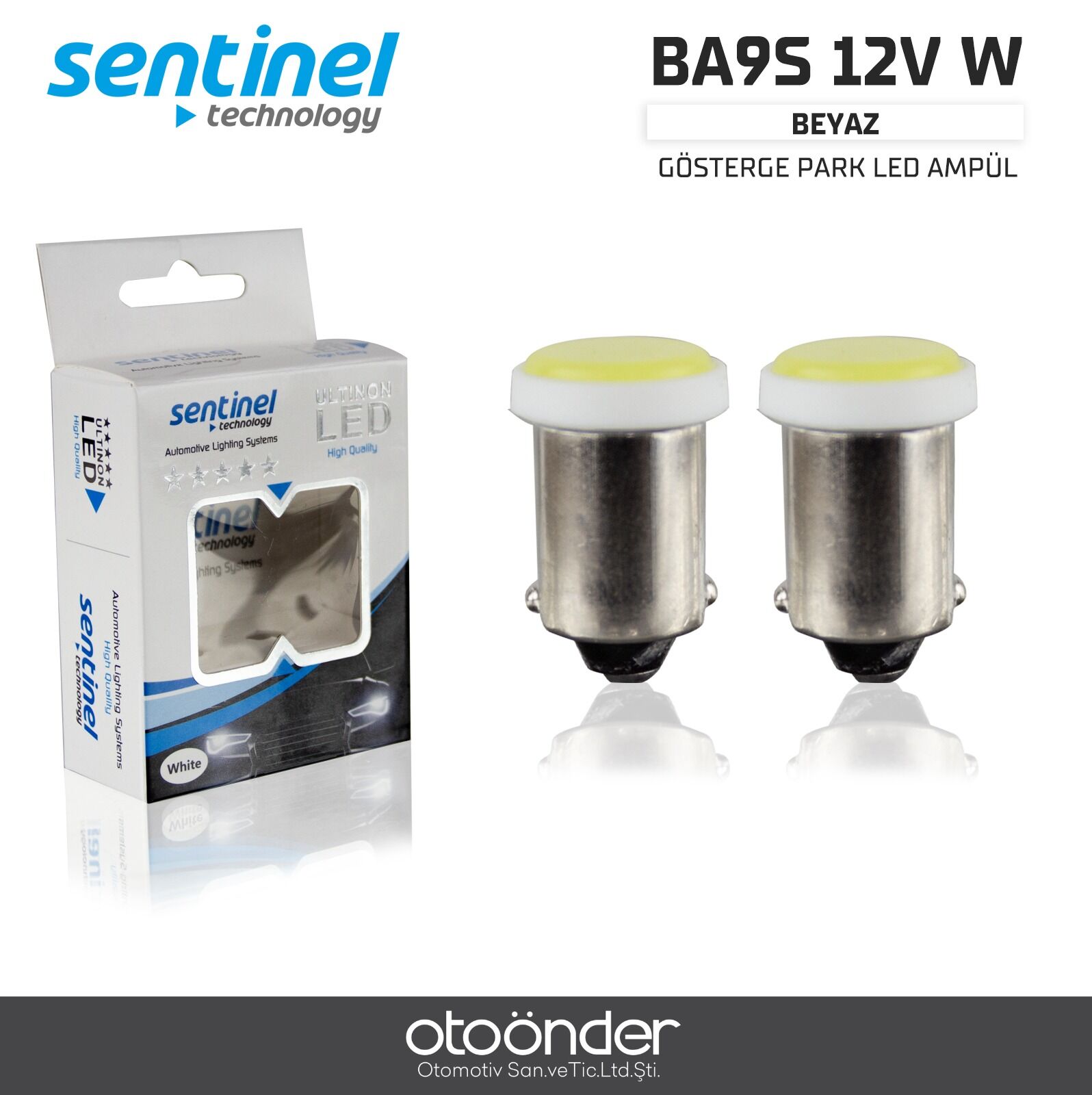 Gösterge Park Beyaz 12V LED Ampül – Canbus Uyumlu Yüksek Performans