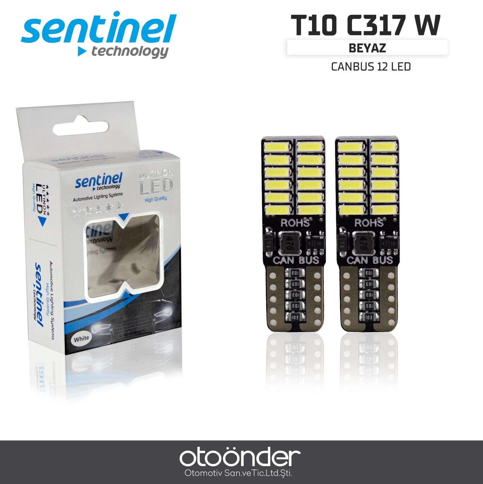 Canbus Beyaz 24 LED Ampül 12V – Yüksek Performans ve Dayanıklılık