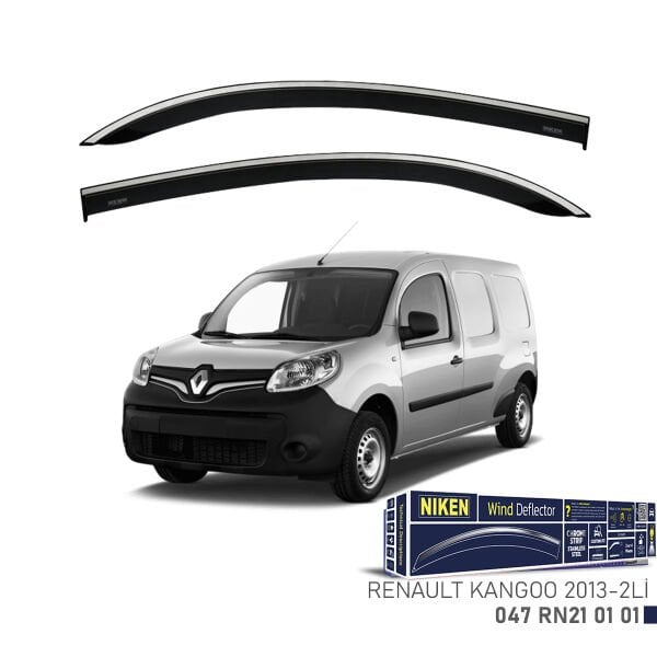 Renault Kangoo 2013- Kromlu Cam Rüzgarlığı (2’li Set) – Tam Uyum, Dayanıklı Tasarım