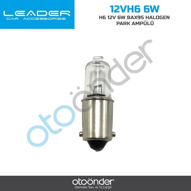 H6 12V 6W BAX9S Halojen Park Ampulü OEM Standart Sarı Işık
