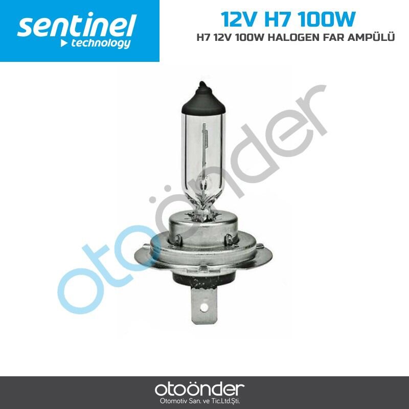 H7 12V 100W Halojen Far Ampulü Yüksek Işık Gücü OEM Tip