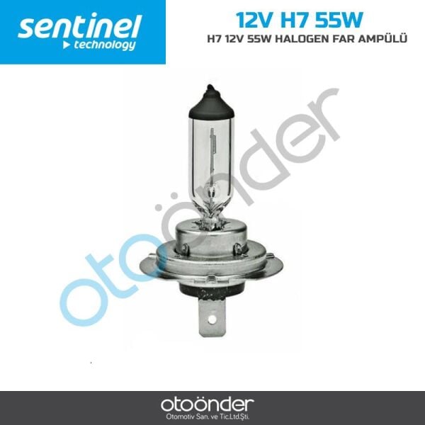 H7 12V 55W Halojen Far Ampulü OEM Standart Yüksek Görüş