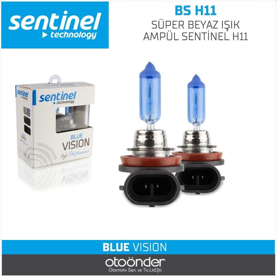 Sentinel H11 Süper Beyaz Işık Ampül 12V Net Görüş Modern Aydınlatma