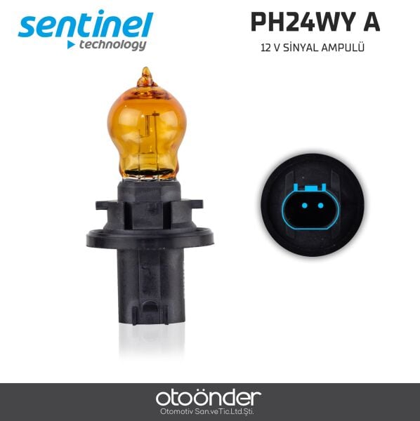 12V PH24WY PU20d-6 Turuncu Gündüz ve Sinyal Ampulü Audi A4 A5 Uyumlu