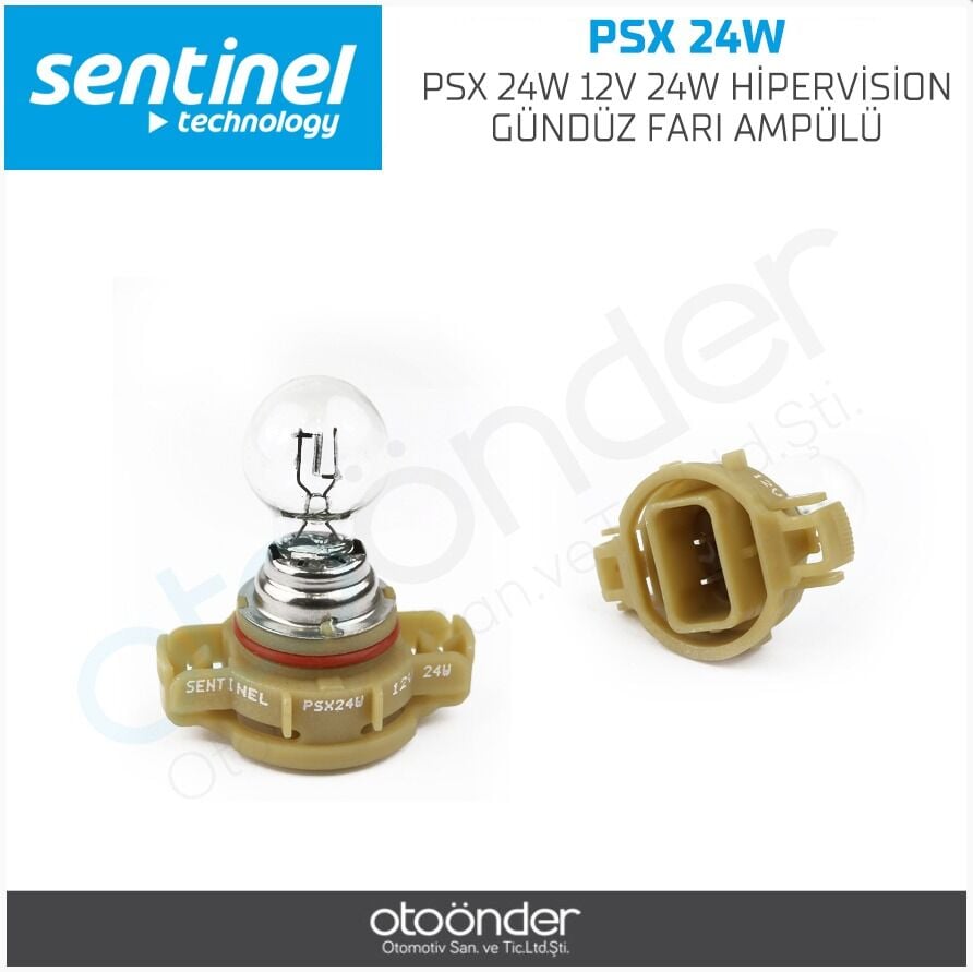 12V PSX24W PG20/7 Gündüz Sürüş Ampulü Partner C3 Logan 207 Uyumlu