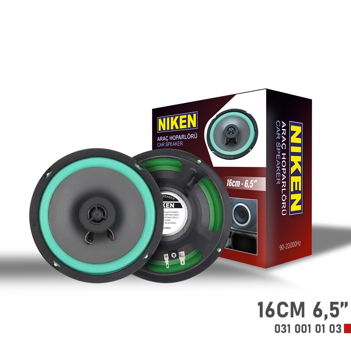 16 cm (6.5 inç) Araç Hoparlörü – Tekli Adet Satış, Güçlü Bass ve Net Ses Performansı
