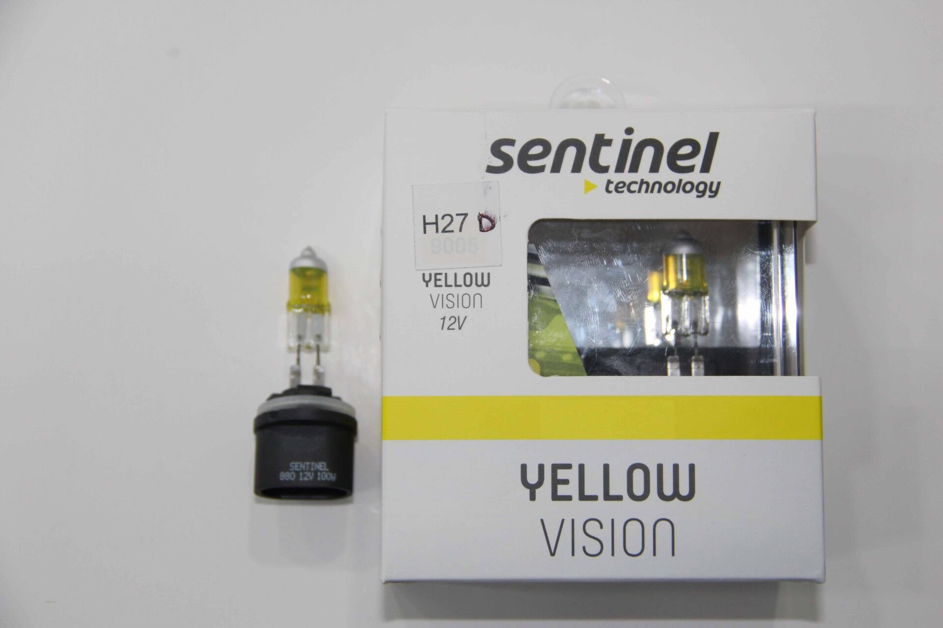 H27D Süper Sarı Işık Ampül 12V Sentinel Halojen Far ve Sis Ampulü