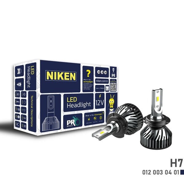 LED Xenon Pro Serisi H7 Far Ampulü – Ultra Parlak Beyaz Işık Yüksek Performans LED Far Seti