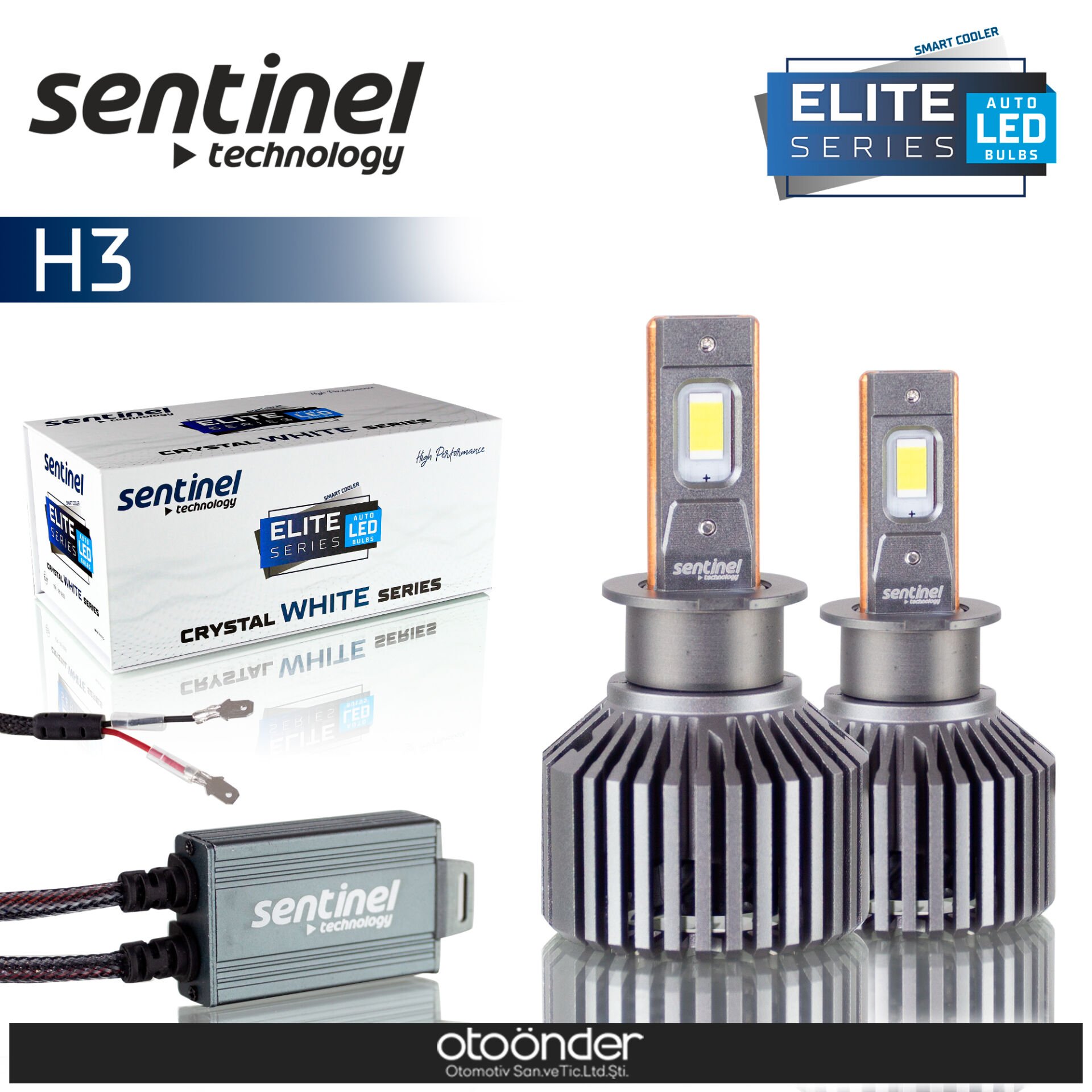 LED Xenon Ampül Set 12V 6000K Beyaz Işık Yüksek Lümen Far Aydınlatma