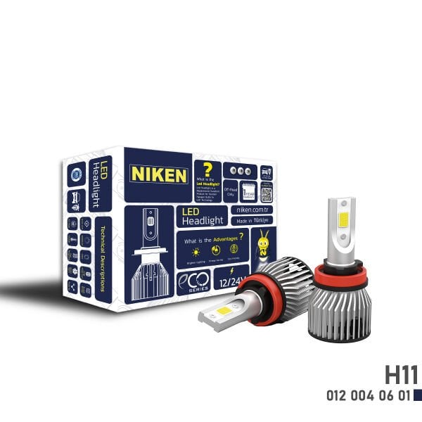 LED XENON ECO SERİSİ H11 LED FAR AMPULÜ BEYAZ IŞIK YÜKSEK PARLAKLIK ENERJİ TASARRUFLU AYDINLATMA
