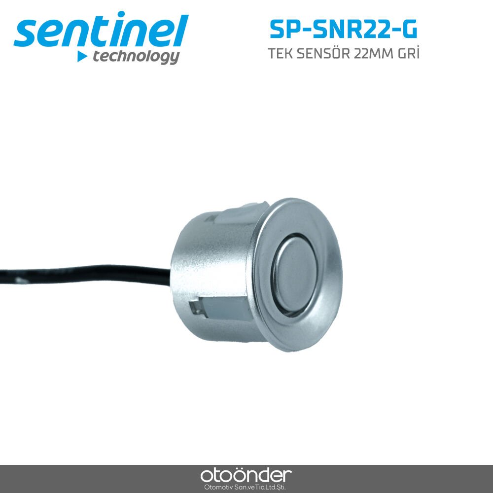 Tek Park Sensörü Gri 22mm Ultrasonik Park Sensör Ekipmanı